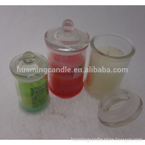 glass candle jars with lids